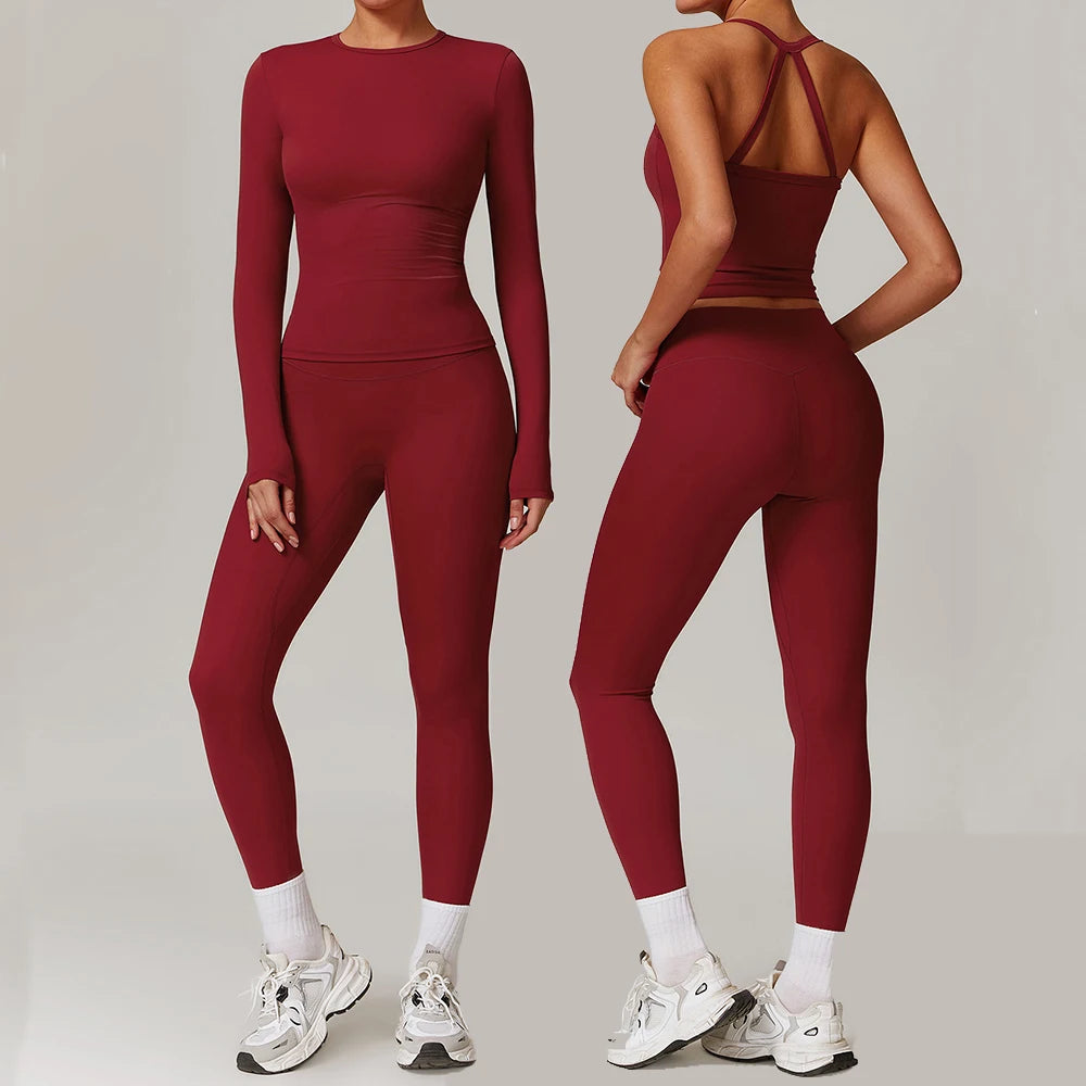 Yoga Set Women Seamless Workout Set