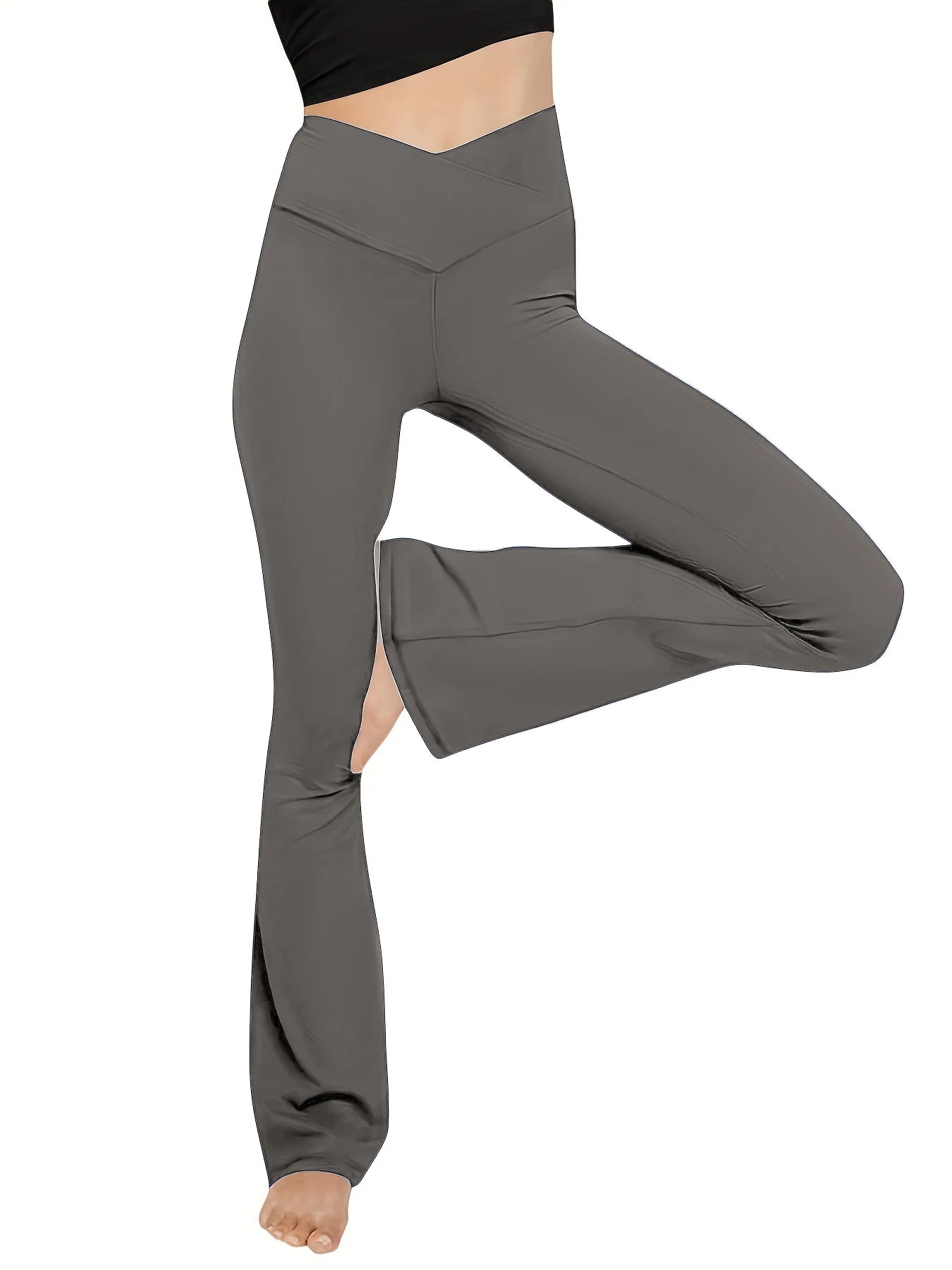 Crossover Flare Leggings