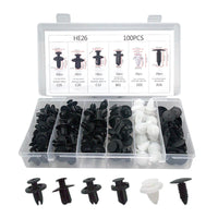 100pcs Auto Fastener Clip Kit