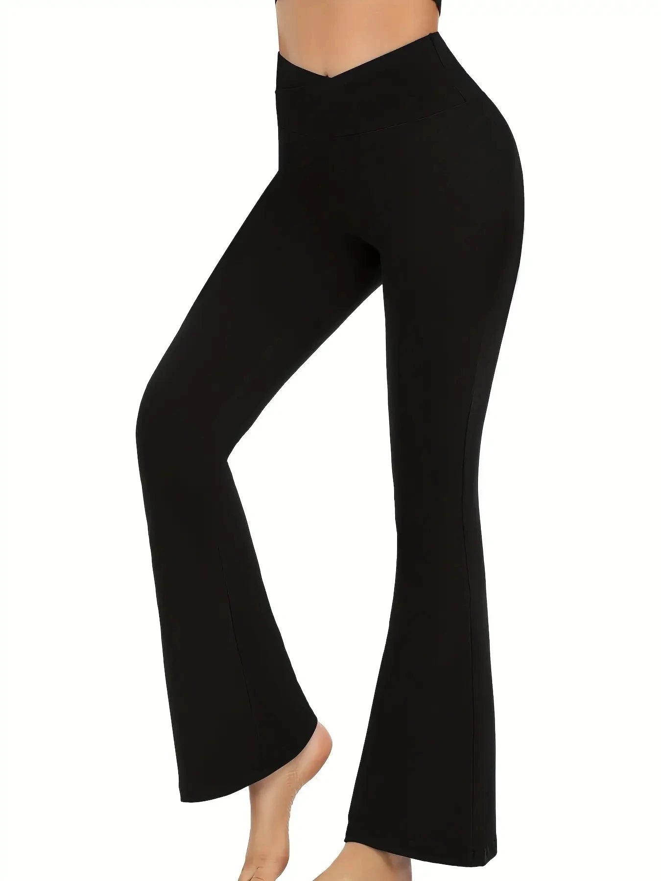 Crossover Flare Leggings