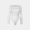 Women's  Long Sleeve Bodysuits Slim Fit Legging Jumpsuit