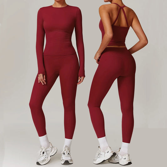 Yoga Set Women Seamless Workout Set