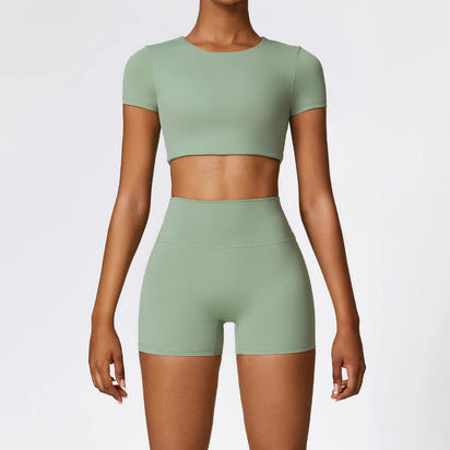 Yoga Set Women Seamless Workout Set