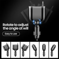 Retractable Car Charger Adaptor