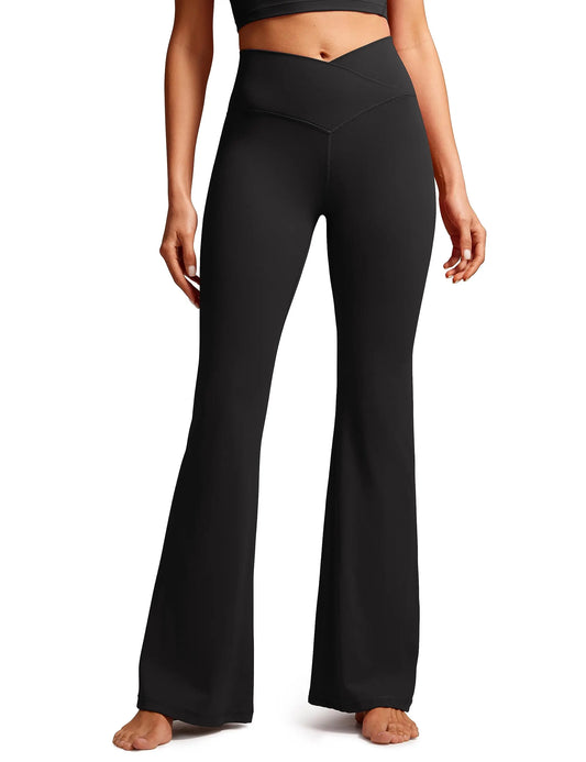 Crossover Flare Leggings